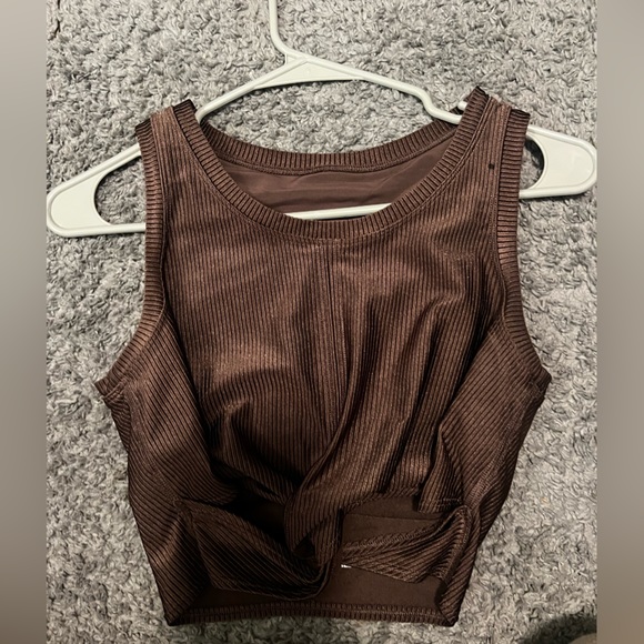 aerie Tops - Brown crop top